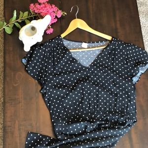 Polka dot skater dress lightweight for summer!
